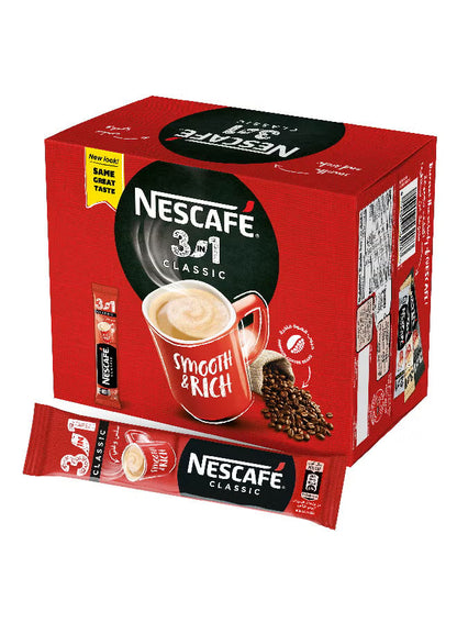 Nescafe Classic 3 in 1 Coffee Mix 20grams Pack of 24