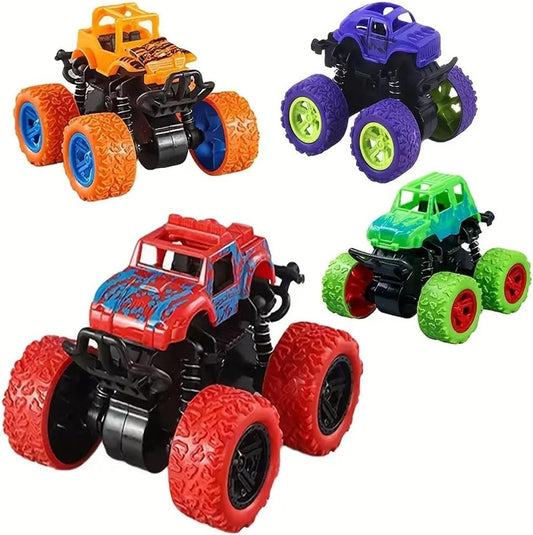 Monster Truck Toys for Boys and Girls, Friction Powered Toy Cars, Push and Go Toy Cars