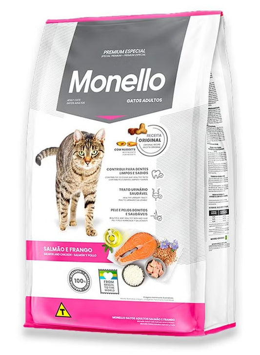 Monello Chicken And Salmon Cat Food - 7 KG