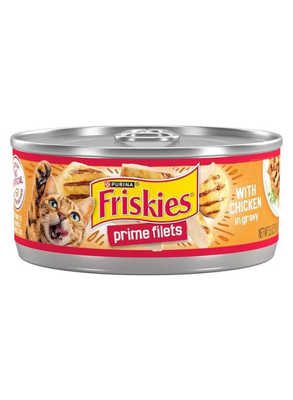 Purina Friskies Prime Filets Chicken Wet Cat Food 156grams