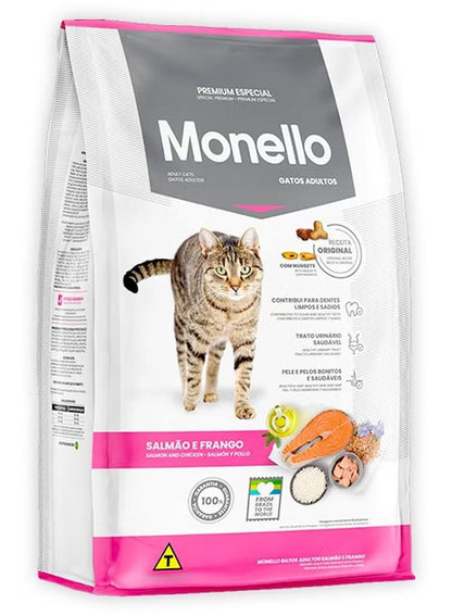 Monello Salmon And Chicken Adult Cat Food - 1 KG