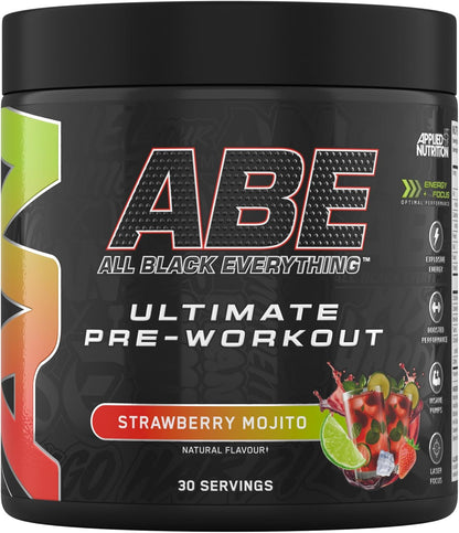 Applied Nutrition ABE Powder Pre Workout Food Supplement (375g - 30 Servings) (Strawberry Mojito)