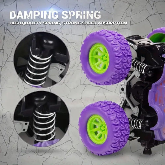 Monster Truck Toys for Boys and Girls, Friction Powered Toy Cars, Push and Go Toy Cars