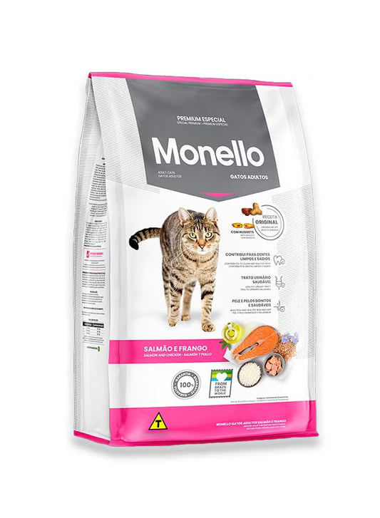 Monello Chicken And Salmon Cat Food - 7 KG