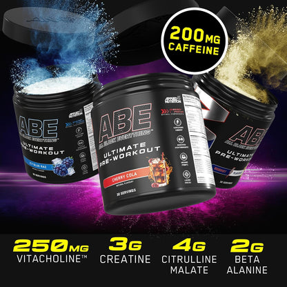 Applied Nutrition ABE Powder Pre Workout Food Supplement (375g - 30 Servings) (Strawberry Mojito)