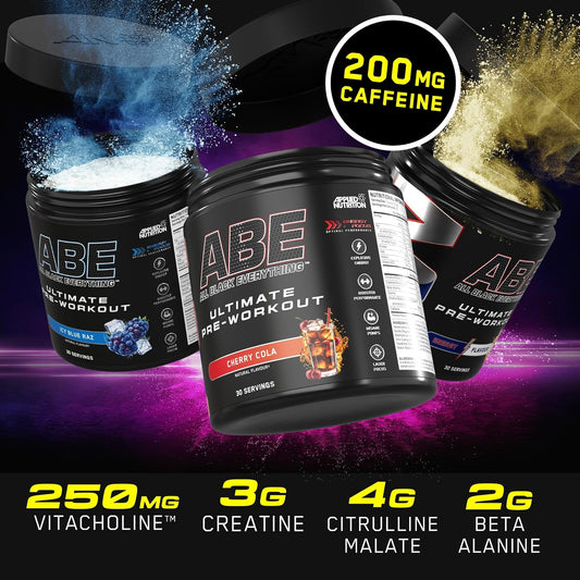 Applied Nutrition ABE Powder Pre Workout Food Supplement (375g - 30 Servings) (Strawberry Mojito)