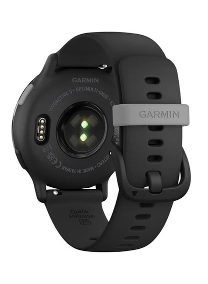 Vivoactive 5 - 42MM - Up To 11 Days Battery Life - 1.2"inch Amoled Display, Scratch Resistant, Corning® Gorilla® Glass 3, Heart Rate Monitor, Stress Tracking, Advanced GPS Features, Built-in GNSS and Sports App, iOS and Android Compatible Black