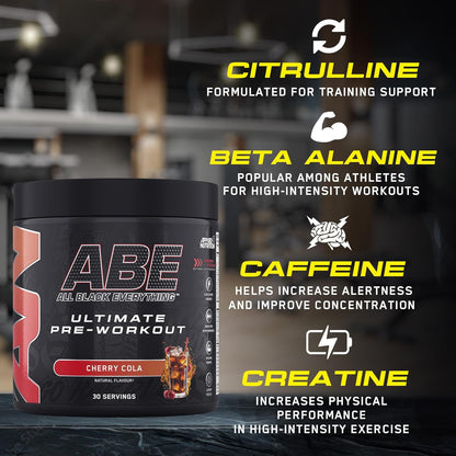 Applied Nutrition ABE Powder Pre Workout Food Supplement (375g - 30 Servings) (Strawberry Mojito)