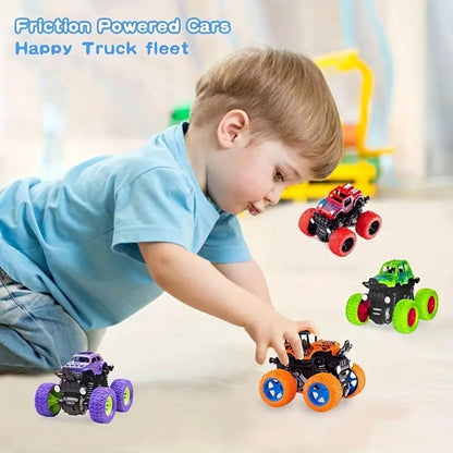 Monster Truck Toys for Boys and Girls, Friction Powered Toy Cars, Push and Go Toy Cars