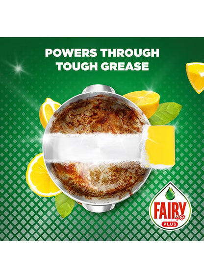 Fairy Plus Lemon Dishwashing Liquid Soap With Alternative Power To Bleach Pack of 2