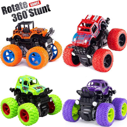 Monster Truck Toys for Boys and Girls, Friction Powered Toy Cars, Push and Go Toy Cars