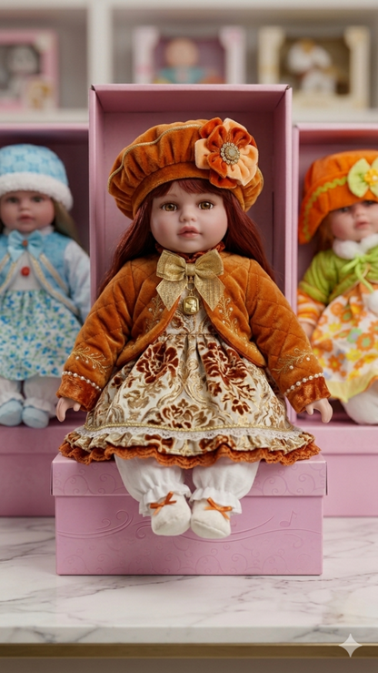 Doll Pretty Girl baby Doll for Kids, Soft Fashion Doll with Cute Outfit, Gift Toy for Girls, 3+ Ages