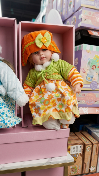 Doll Pretty Girl baby Doll for Kids, Soft Fashion Doll with Cute Outfit, Gift Toy for Girls, 3+ Ages