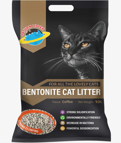 Saturn Litter Coffee Scent 10L – Odor Control Cat Litter