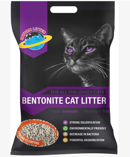 Saturn Litter Lavender Scent 10L – Odor Control Cat Litter