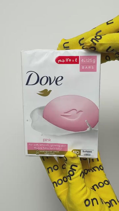 Dove Beauty Cream Soap Bar Pack Of 4 Pink 125grams